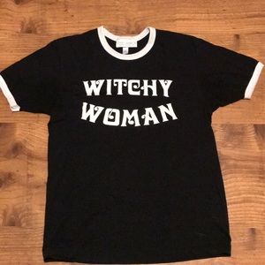 Witchy Woman Ringer Tee
